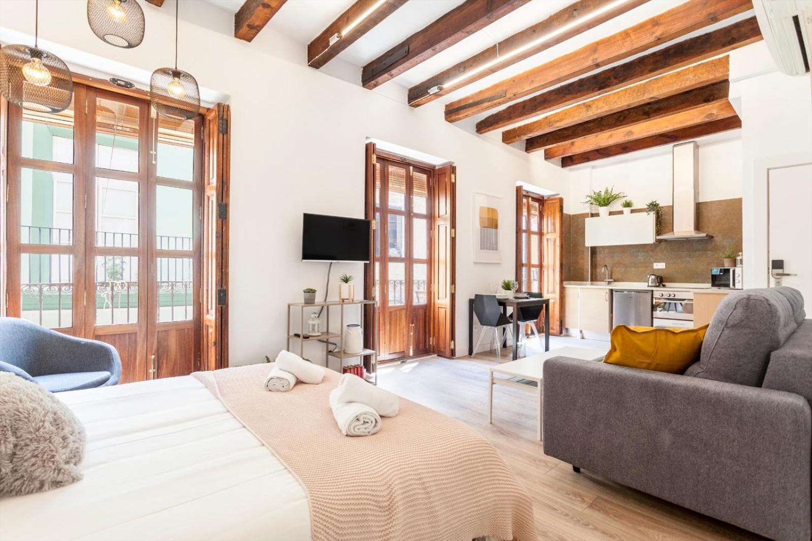 Modern Flat By Mercado Central In Ciutat Vella Walencja Zewnętrze zdjęcie